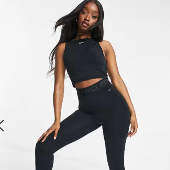 Nike Pro Cropped Tank - Picture 1 of 9
